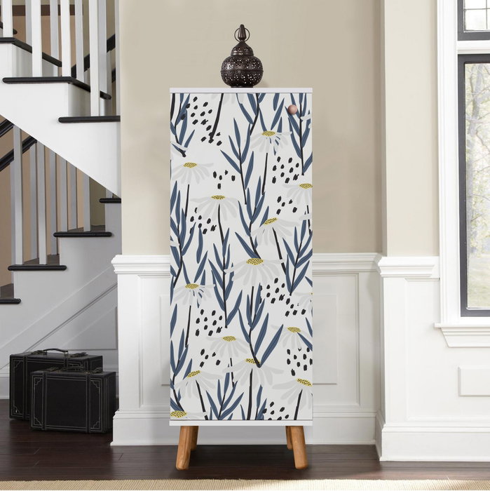 Hanah Home B 909 Zapatero Blanco 50x135x38 cm